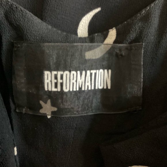 Reformation Dress Lumina Moon & Stars Mini M - Picture 6 of 8